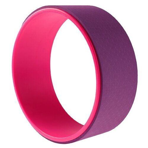 Йога-колесо «Лотос», размер 33 х 13 см, цвет розовый, фиолетовый