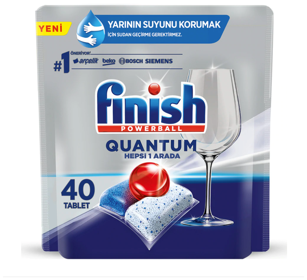 Капсулы для посудомоечных машин Finish Quantum 40 шт
