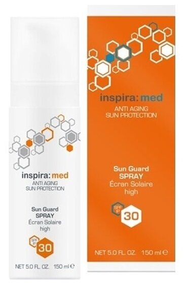 INSPIRA Солнцезащитный лосьон-спрей SPF 30 Sun Guard Spray 150 мл