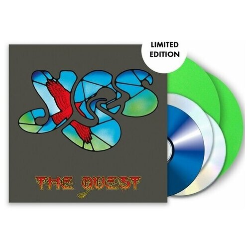 Виниловая пластинка Yes - The Quest (Limited Deluxe Edition/2LP+2CD+Blu-Ray/Box Set) yes yes the quest 2 lp 180 gr 2 cd