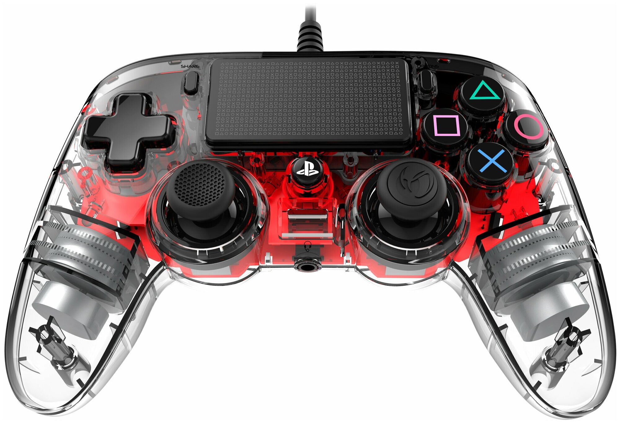 Геймпад Nacon для PlayStation 4/PC красный (PS4OFCPADCLRED)