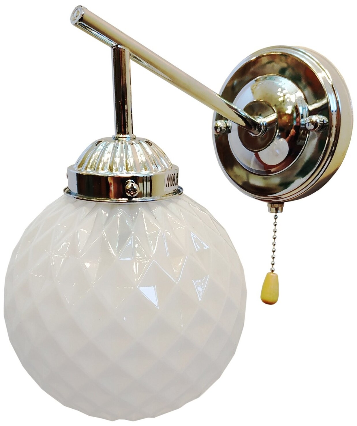 Бра, настенный светильник JUPITER LIGHTING MО 85-1198/1 хром, E14, 1х60 Вт