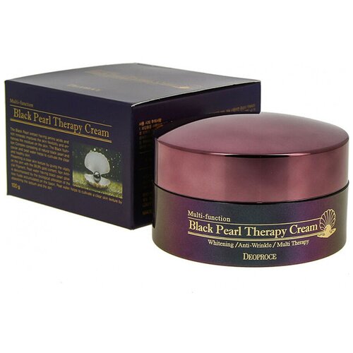 Осветляющий крем Deoproce Black Pearl Therapy Cream 100 мл.