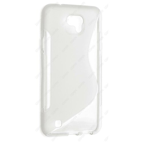 Чехол силиконовый для LG X Cam S-Line TPU (Прозрачно-Матовый)