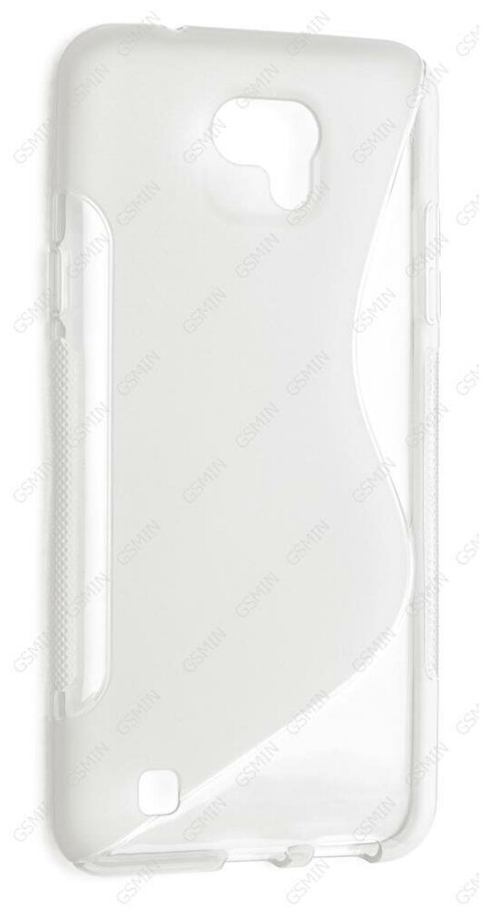 Чехол силиконовый для LG X Cam S-Line TPU (Прозрачно-Матовый)