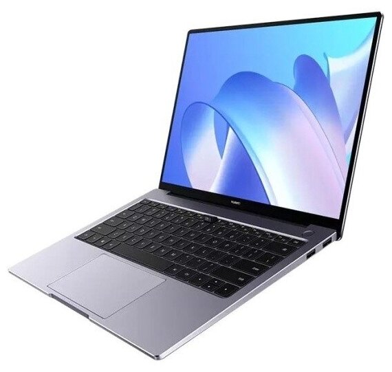 Ноутбук Huawei MateBook 14 53012NVN AMD Ryzen 5 5500U 21 GHz - 40 GHz 16384 Mb 14 2160х1440 512 Gb SSD DVD нет AMD Radeon Graphics Windows 11 Home серый