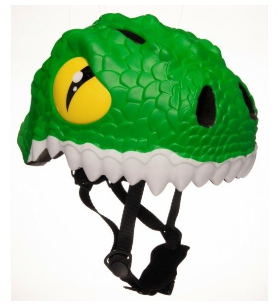 Шлем Green Crocodile by Crazy Safety 2020 (зеленый крокодил) детский