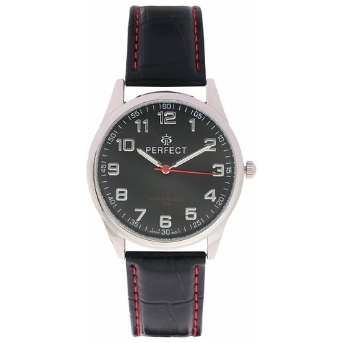 фото Часы наручные мужские, кварцевые, на батарейке, повседневные, молодежные, классические, на кожаном ремешке, на металлическом браслете perfect