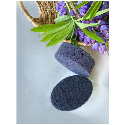 Черные губки для мытья посуды / губка для посуды