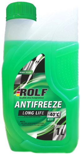 Антифриз ROLF Long Life G11 Green 1 л, 1 уп. — купить в интернет ...