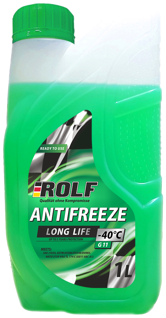 Антифриз ROLF Antifreeze G11 Green, зеленый 1 кг