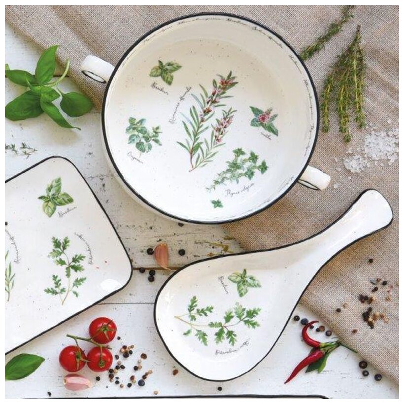 Бутылка для масла и уксуса Easy Life Herbarium - фото №4