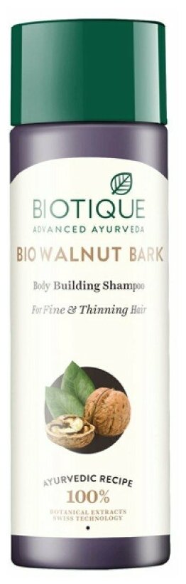 Шампунь Биотик Био Грецкий Орех (Biotique Bio Walnut Bark Body Building Shampoo), 190мл