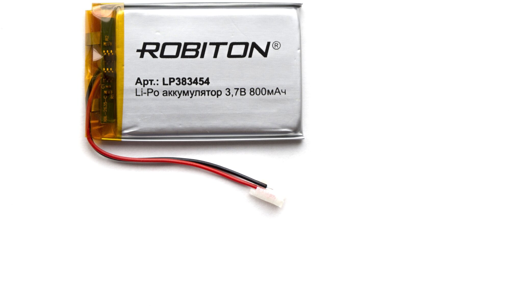 Аккумулятор ROBITON LP383454 3.7В 800мАч PK1 1шт
