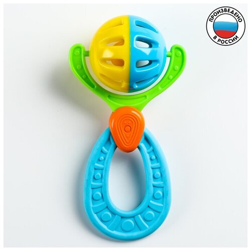 Погремушка - прорезыватель «Планеты», эластичная ручка, виды и цвет сюрприз