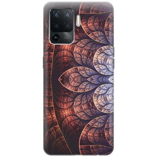 фото Re:pa чехол - накладка artcolor для oppo reno5 lite с принтом "умиротворенность"