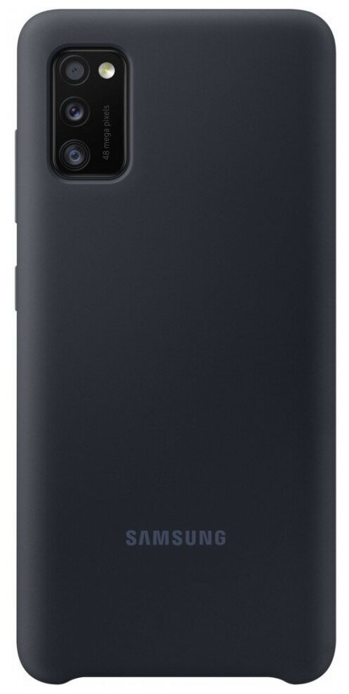 Накладка силиконовая Samsung Silicon Cover для Samsung Galaxy A41 SM-A415 EF-PA415TBEGRU черная