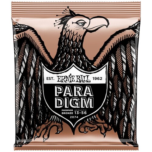 Ernie Ball 2074 Paradigm Phosphor Bronze - Струны для акустической гитары (13-56) ernie ball 2086 струны для акустической гитары paradigm