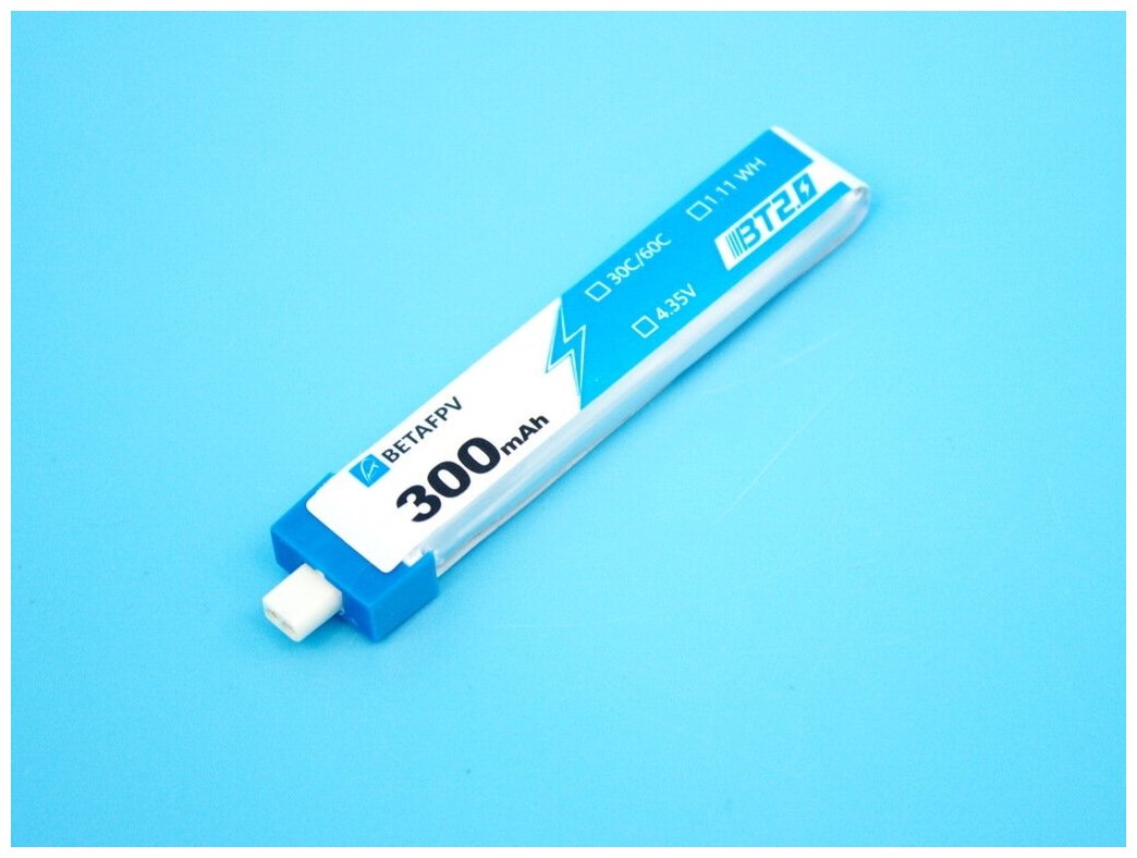 Аккумулятор BETAFPV LiHV 300mah 1S 30C BT2.0 3235