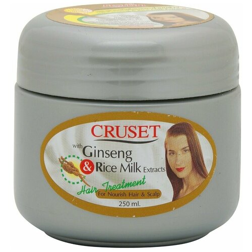 Маска Cruset Hair Treatment with Ginseng  & Rice Milk Extracts 250 ml
