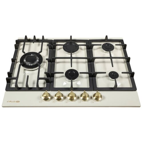 Встраиваемая варочная поверхность газовая 70см Газ-контроль Электроподжиг WOK - конфорка il Monte BH-707E NSD 2663100₽