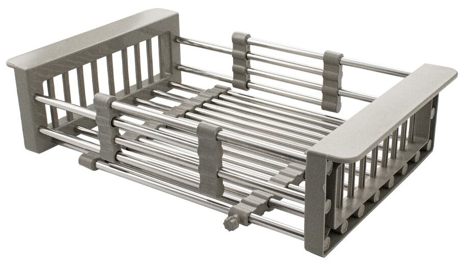 фото Корзина FRANK для кухонной мойки универсальная раздвижная (32-47 см)