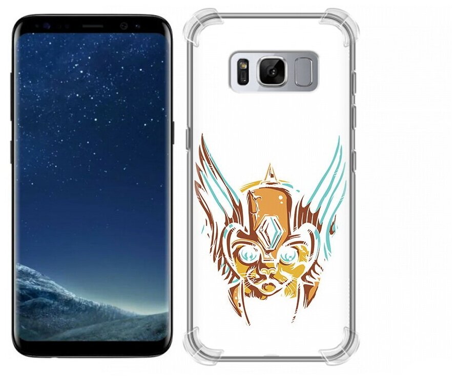 Чехол задняя-панель-накладка-бампер MyPads тор абстракция для Samsung Galaxy S8 SM-G9500 противоударный
