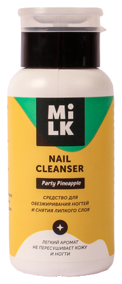 MilkGel, Обезжириватель MILK Nail Cleanser Party Pineapple, 200 мл