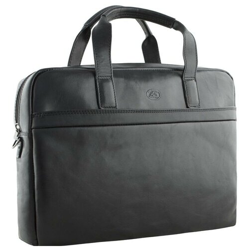 Мужская кожаная бизнес-сумка Tony Perotti 334457/1 черный