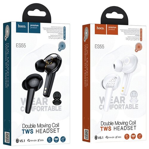 Hoco Беспроводные наушники Hoco ES55 черный 220400₽