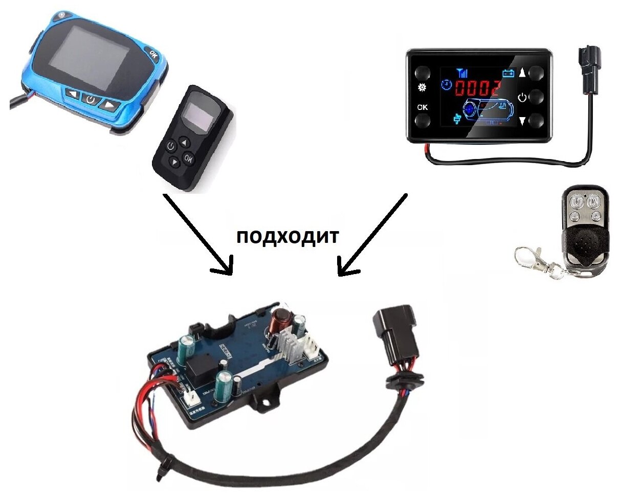 Электронный блок управления воздушным отопителем