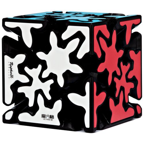 Головоломка QiYi MoFangGe Crazy Gear Cube Черный new qiyi 5x5 black speed cube qiyi stickerless magnetic 5x5x5 cubo magico cubes professional puzzle speed cube toys for children