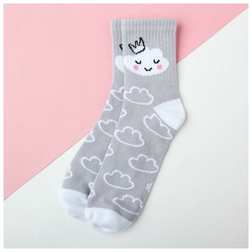 Носки Kaftan размер 14-16, серый носки детские kaftan кошка размер 14 16 цвет серый