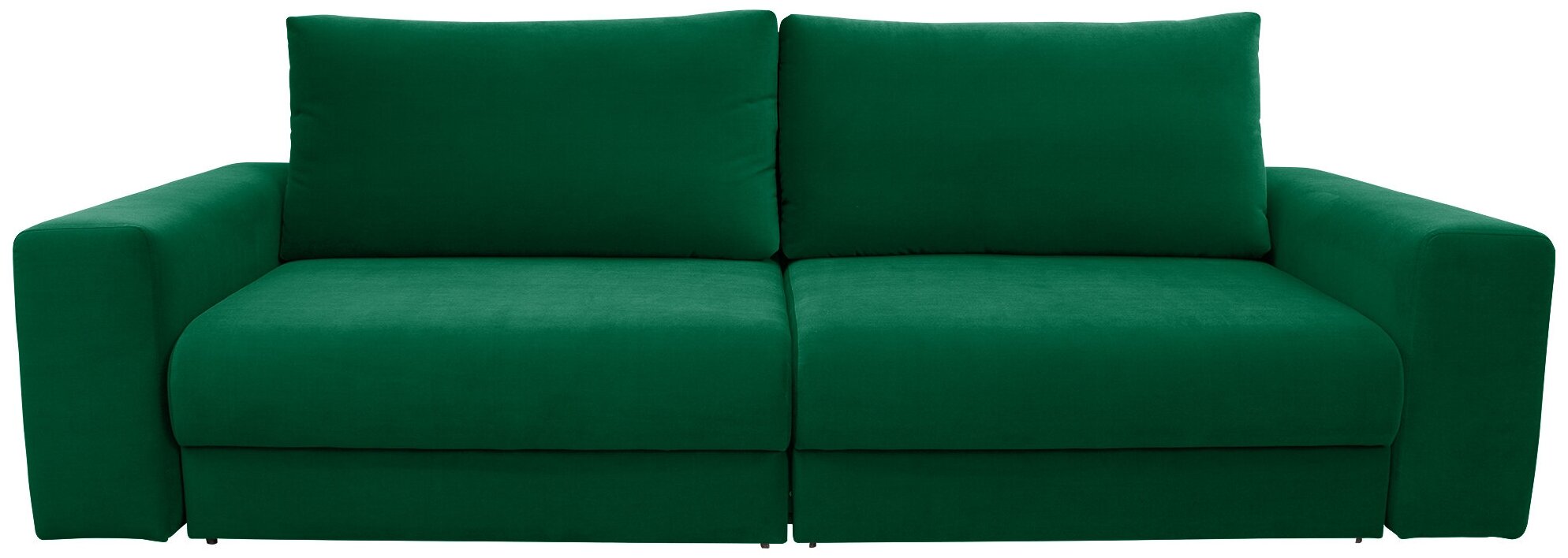 Диван-кровать Лофт зеленый, механизм Еврокнижка, Независимый Пружинный Блок 250х109х65 см