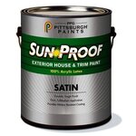 Краска акриловая латексная PPG Sun Proof Exterior House & Trim Paint 76-110 влагостойкая моющаяся полуматовая - изображение