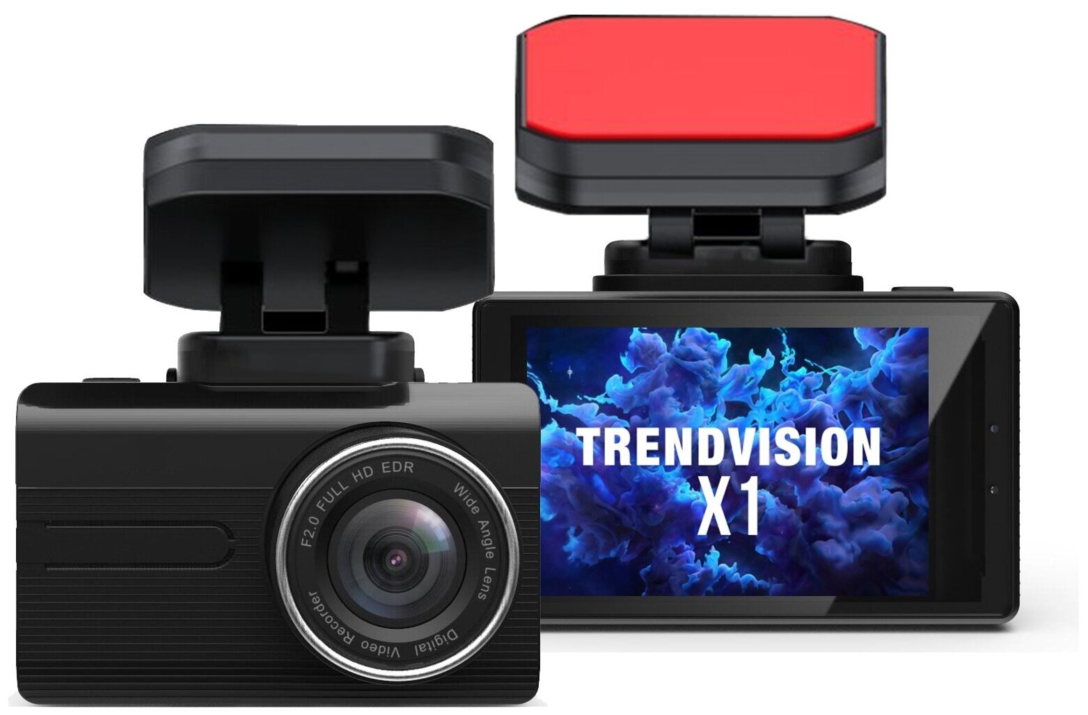 Видеорегистратор TrendVision X1 Max черный 1080x1920 150гр. GPS MSTAR 8336