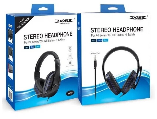 Универсальная проводная гарнитура DOBE (TY-1731) Stereo Gaming Headphone для PS4, Xbox One, Switch, Android, IOS, Win