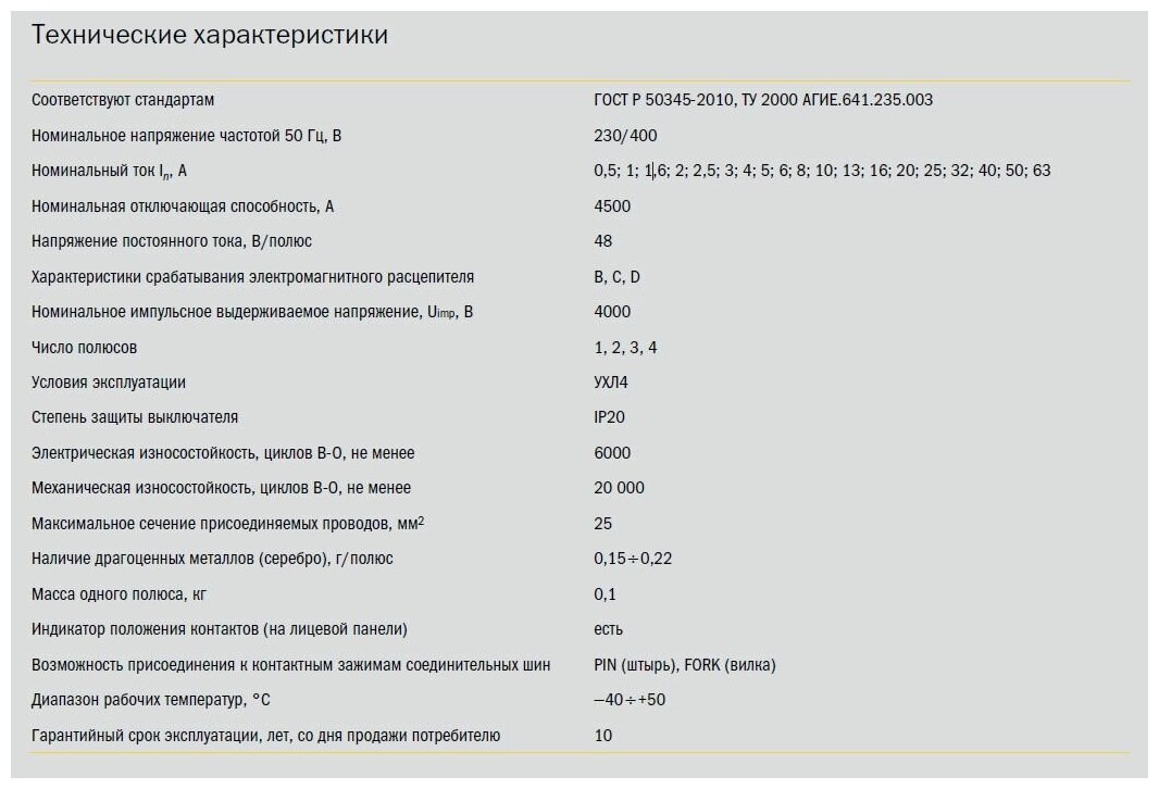 Выключатель автоматический модульный 2п B 4А 4.5кА ВА47-29, IEK MVA20-2-004-B (1 шт.) - фотография № 8