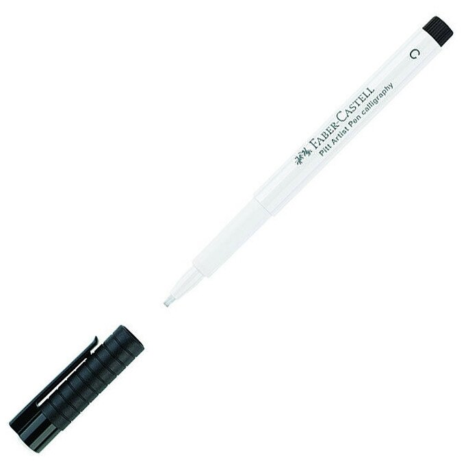 Капиллярная ручка Faber Castell Ручка капиллярная Faber-Castell "Pitt Artist Pen Calligraphy", 2.5мм, 101 белый