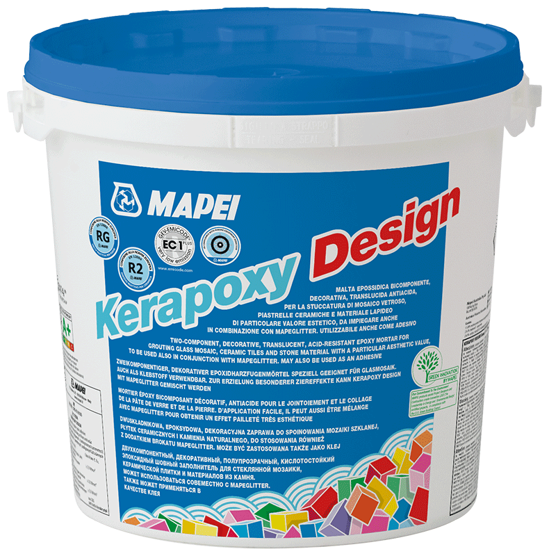 Затирка Mapei Kerapoxy Design, 3 кг, 3 л, 729 sahara