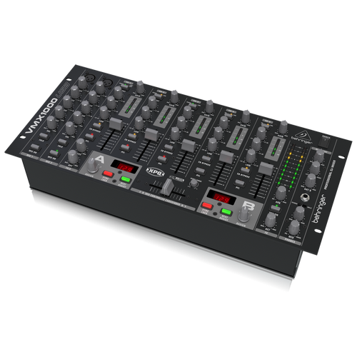 BEHRINGER VMX1000USB - микшер для DJ, 7-канальный, встроенный USB-интерфейс, МАС, РС, микр. предусил.