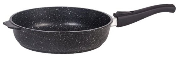 Сковорода индукционная Мечта Посуда , со съемной ручкой Гранит black Induction Pro, 28 см арт. 028802И