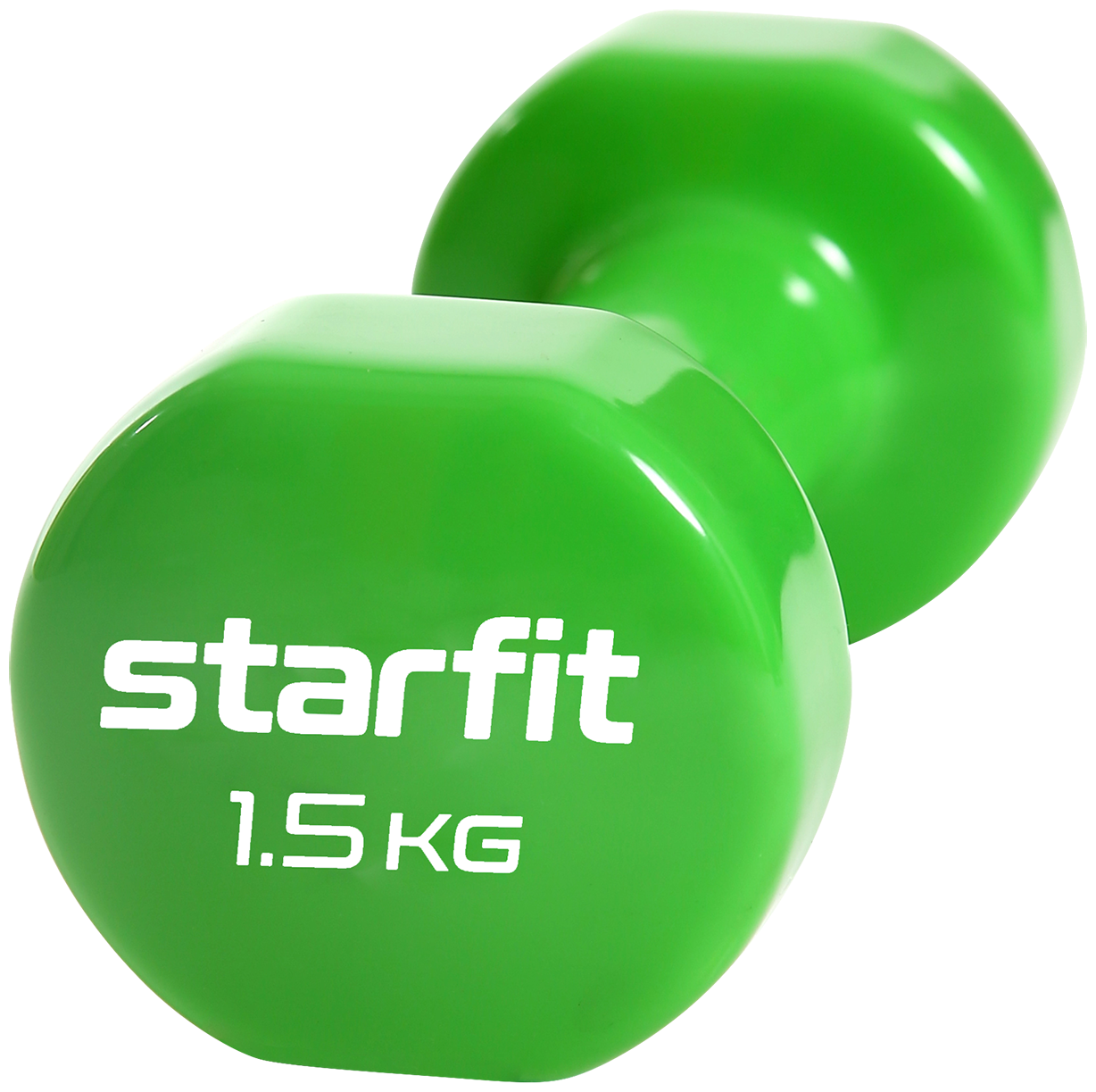 Гантель Starfit Core DB-101 1гант. 1.525кг винил. зеленый (УТ-00018822) - фото №14