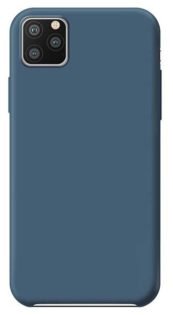 Чехол Liquid Silicone Case для Apple iPhone 11 Pro, синий, Deppa 87294