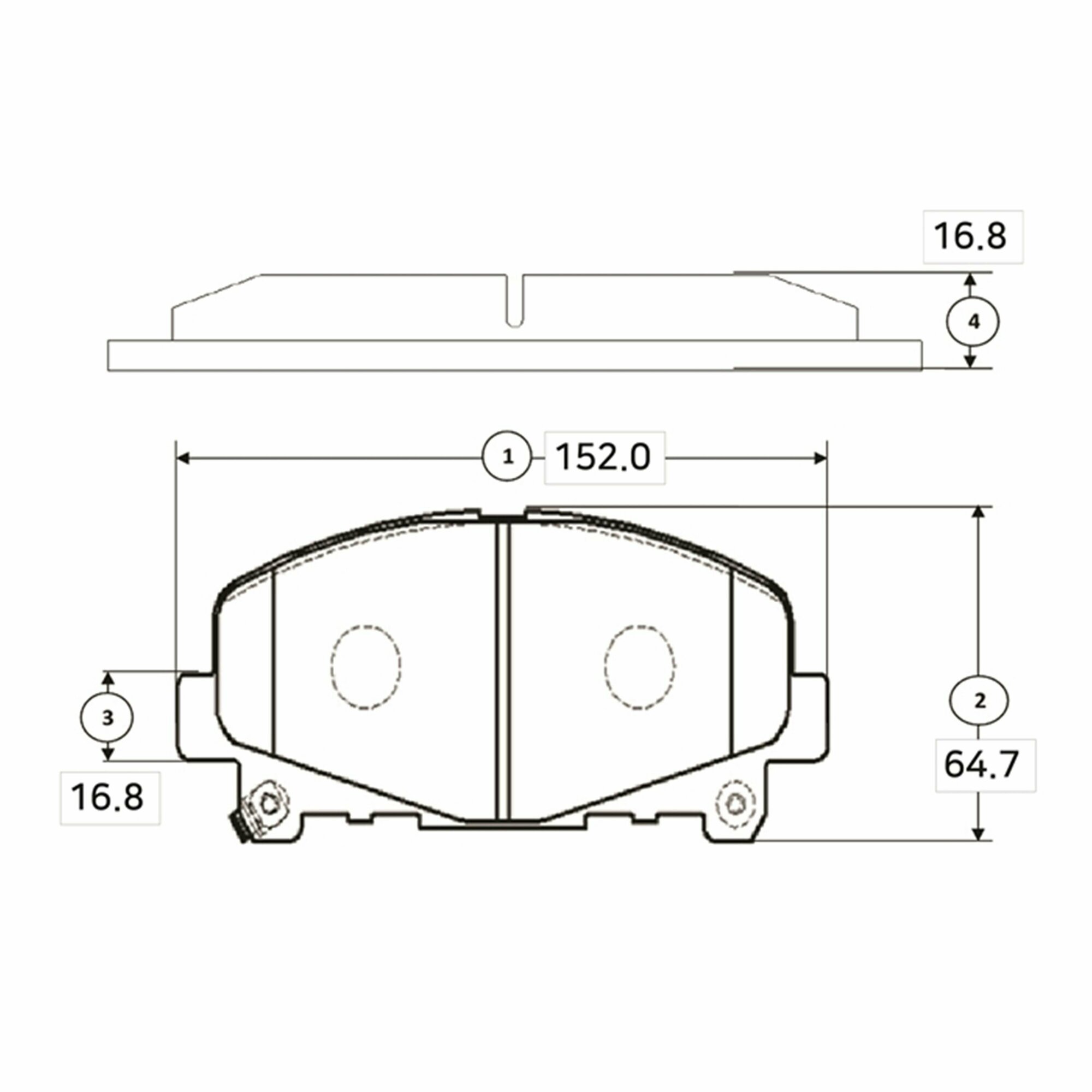 Колодки тормозные Хонда Аккорд HONDA ACCORD 2.0/2.4 АКПП 08- передние Комплект 4 шт