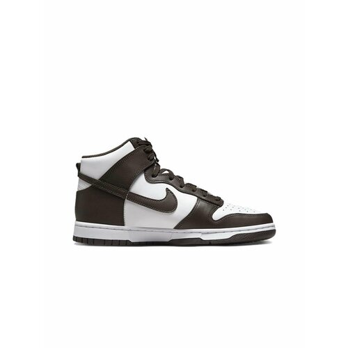 Кроссовки NIKE Dunk High, размер 42.5 EU, черный, белый кроссовки nike полнота d размер 9 5 us 27 5cm синий