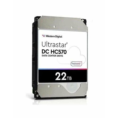 Жесткий диск Western Digital Ultrastar DC HС570 HDD 35 SATA 22Tb WUH722222ALE6L4 6136500₽