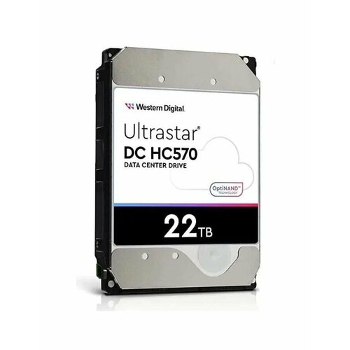 Жесткий диск Western Digital Ultrastar DC HС570 HDD 3.5 SATA 22Tb (WUH722222ALE6L4) жесткий диск western digital ultrastar dc hc530 14тб wuh721414al4204