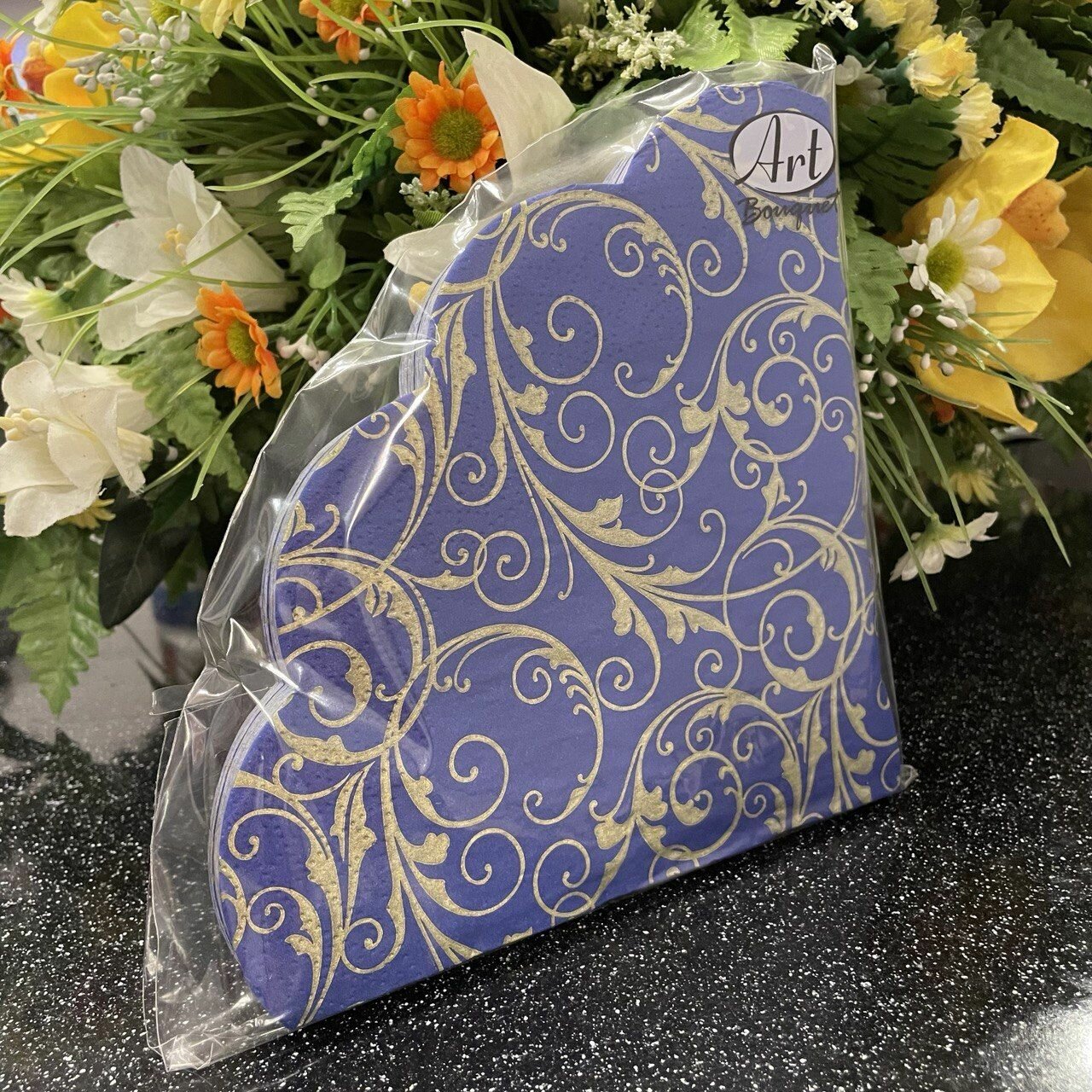 фото Салфетки Desna Круглые Очарование на Синем