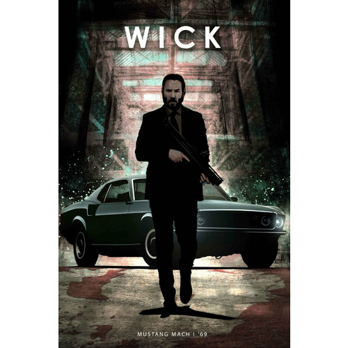 Постер / Плакат / Картина John Wick. Оружие 60х40 см